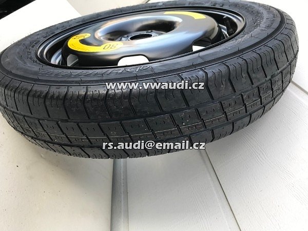  5QJ 601 027A  VW Tiguan 5NA dojezdové kolo T145/85 R18 4Jx18H2 ET28 5QJ601027A . - 7
