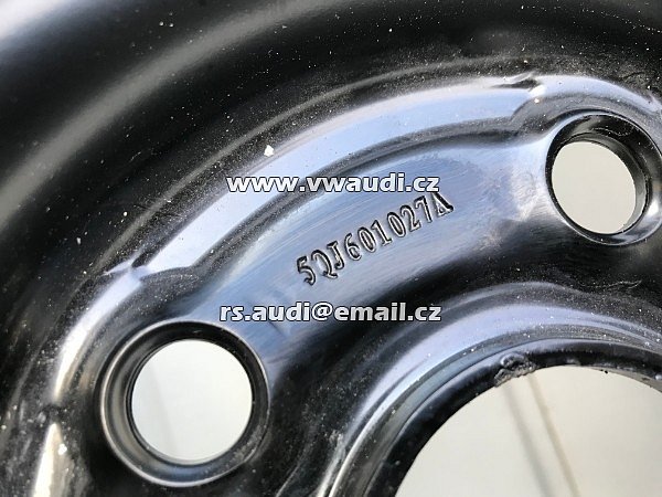  5QJ 601 027A  VW Tiguan 5NA dojezdové kolo T145/85 R18 4Jx18H2 ET28 5QJ601027A . - 8