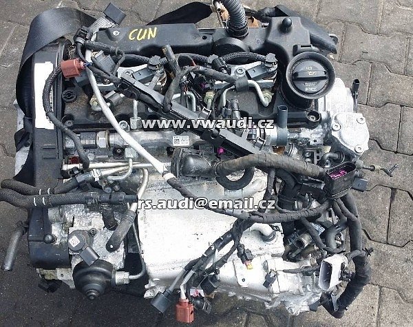 2,0 TDI motor CUN  Audi Seat Škoda VW A3 TT Golf 2,0 TDI motor agregát  CUN CUNA  . - 3