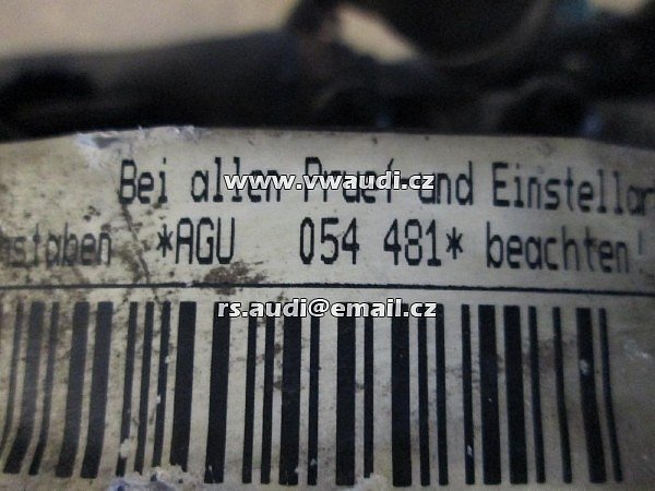 AGU agu motor bez příslušenství 1.8T AGU 1.8 T 150PS Motor TURBO VW Golf 4 AUDI A3 - 5