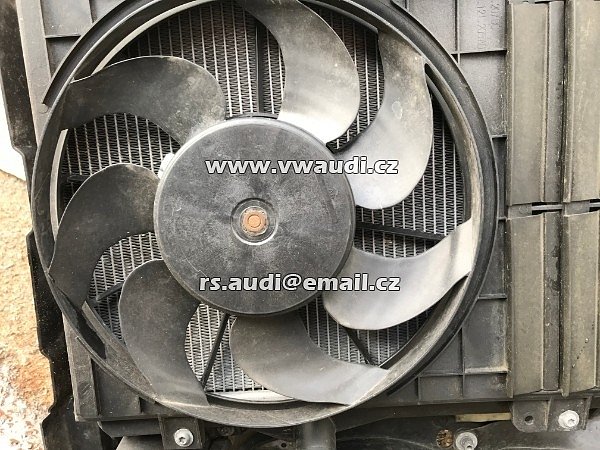  1K0 121 207BC VW PASSAT 2012 - 2014  CC  B7 b7 3AA - Přední čelo chladičová stěna Ventilátor + řídící jednotka chlazení  sahara větráky  Ventilátor + řídící jednotka chlazení  - 11