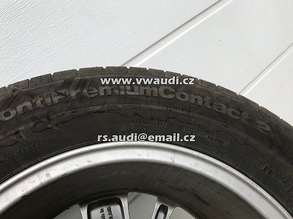 7NO 601 025K  7N0601025K  VW  TIGUAN  V     Rerezva DOJEZDOVÉ KOLO REZERVNÍ AL.DISK + PNEUMATIKA Záložní dojezdové kolo 16   215 60 16  Continentalolkswagen Tiguan  - 6