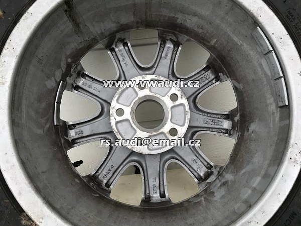 1K0 601 025A  VW GOLF 5 6 V VI REZERVA DOJEZDOVÉ KOLO REZERVNÍ AL.DISK + PNEUMATIKA Záložní dojezdové kolo   - 5