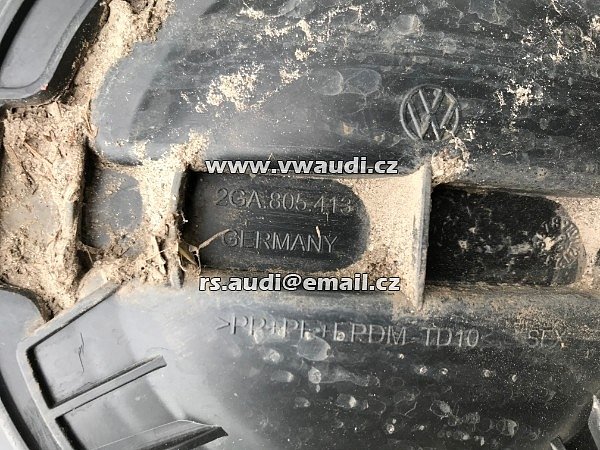  2G0 805 912D VW POLO VI 2G0 2018-  NADKOLÍ PODBĚH KOLA  plastový podběh ( blátič kola ) PODBĚH PRAVÝ PŘEDNÍ  - 7