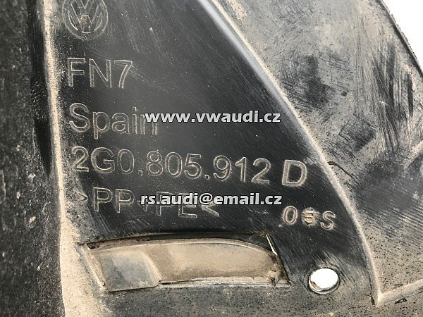  2G0 805 912D VW POLO VI 2G0 2018-  NADKOLÍ PODBĚH KOLA  plastový podběh ( blátič kola ) PODBĚH PRAVÝ PŘEDNÍ  - 9