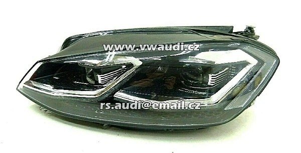 Přední světlomet VW Golf 7 5G FULL LED  2018  Facelift LED DENNÍ SVÍCENÍ - 2