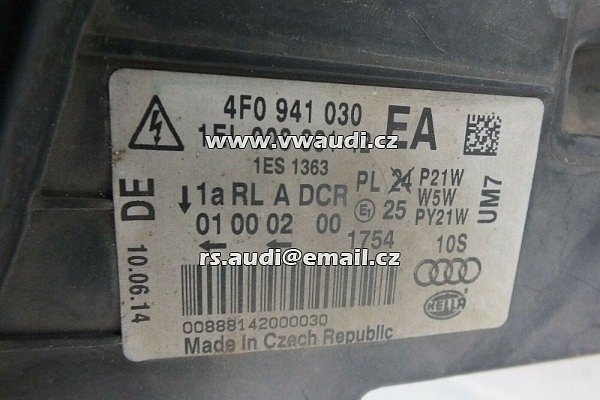 4F0 941 030 EA, 4F0941030EA, 4f0 941 030 Světlomet Audi A6 4F C6 Xenon  ea - 5