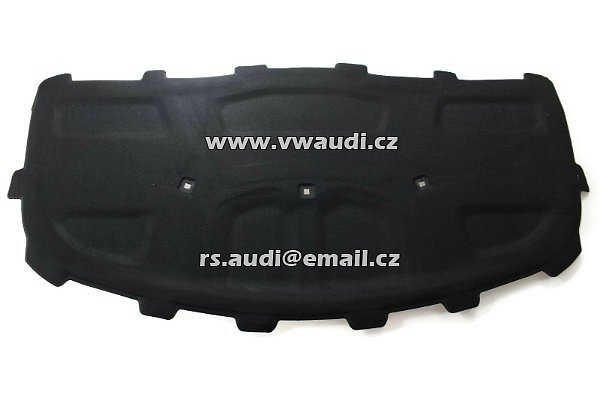  8W0 863 825, 8W0863825,  8w0 863 825  Audi A4 B9 8W 2016-  Tlumení hluku - deka do kapoty , odhlučnění motoru zvuková izolace . Kapota přední - 2