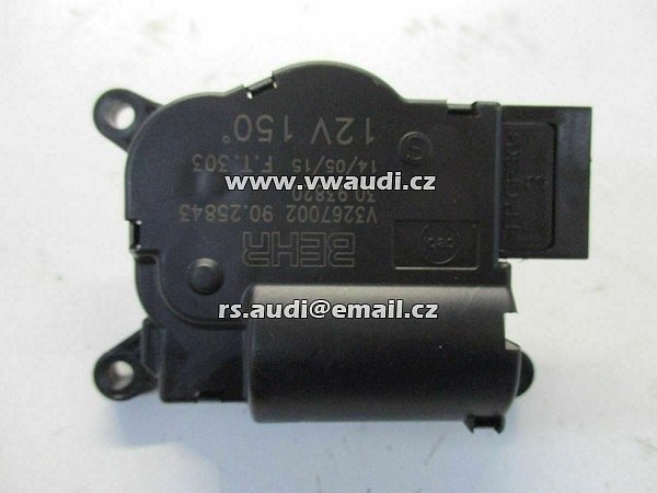 6Q0 907 511C Servomotor nastavení klapky cirkulaci vzduchu topení / klimatizace  AC - 3