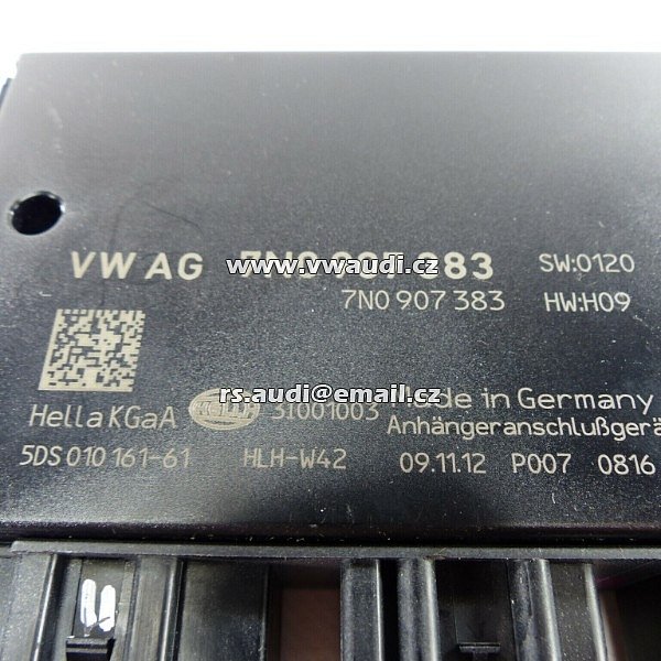 HELLA - 5DS010161-61    Tažné zařízení  - řídicí jednotka přívěsu 7N0907383 tažné zařízení VW Passat B7 3AA  Sharan - 3