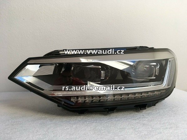 0 301 299 233 00    Vw Touran II  2 5T  Voll LED  2017   Přední světlomet - FULL LED   LED DENNÍ SVÍCENÍ  LED hlavní světlomet přední světlo lampa levá přední strana LP řidič - 5