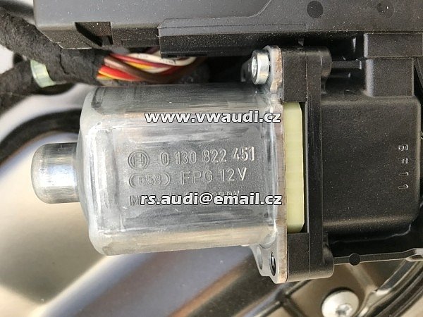 0 130 822 451, 0130822451, 0 130 822 451 VW Passat B7 3AA 2011  El .motorek stahování okna + Řídíci jednotka  - 5