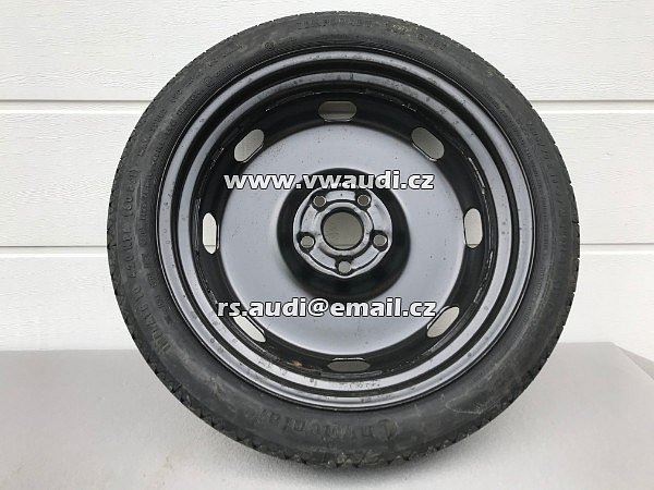 5Q0601027BT DOJEZDOVÉ KOLO REZERVA  AUDI Q2 Q3 VW T-ROC ŠKODA KAROQ 18&quot; 125/70  - 6