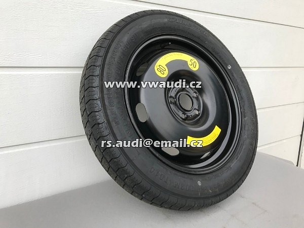 5QJ 601 027A   Dojezdové kolo Tiguan 5NA rezervní kolo T145/85 R18 4Jx18H2 ET28  - 3