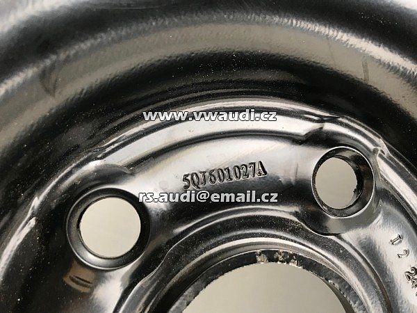 5QJ 601 027A   Dojezdové kolo Tiguan 5NA rezervní kolo T145/85 R18 4Jx18H2 ET28  - 4