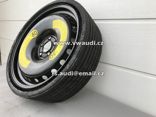 80A 601 027B AUDI Q5 Dojezdové kolo  18  -  6J x 18 ET24      195/75 -18 106P VREDESTEIN - 3