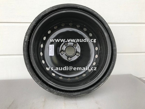 80A 601 027B AUDI Q5 Dojezdové kolo  18  -  6J x 18 ET24      195/75 -18 106P VREDESTEIN - 5