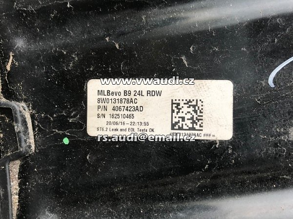 8WO 131 878AC Palivová nádrž Adblue AUDI A4 B9 8W0131878AC - 8