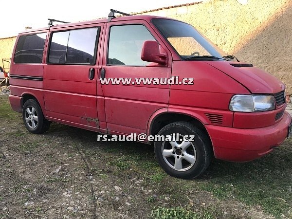 VW T4 TRANSPORTER BUS 2,5 TDI 1999  2,5 TDI ACV 102 PS  74 kW NÁHRADNÍ DÍLY  - 22