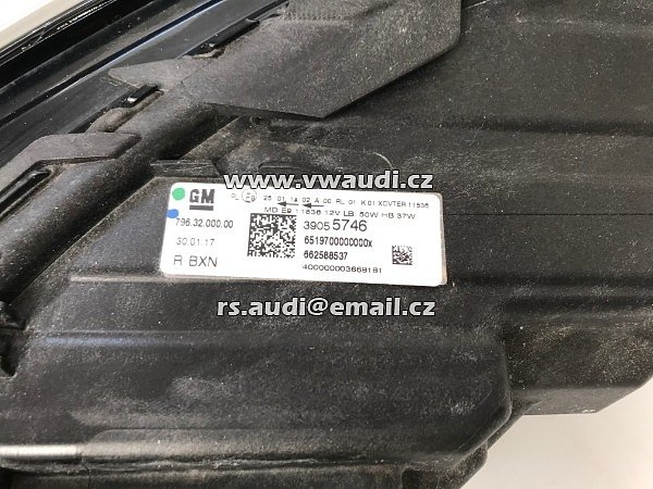 796.32.000.00 Opel Astra K - LED světlomet LUX pravý 39055746  662588537 - 11