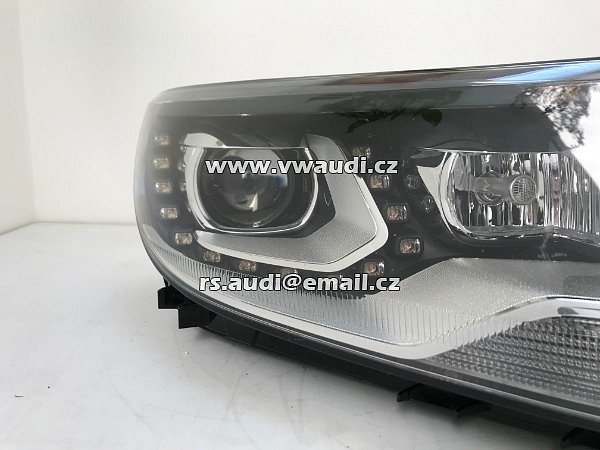 5N1 941 034 VW Tiguan 5N Bi Xenon LED Světlo přední světlomet svítilna pravá strana spolujezdec LED XENON - 2