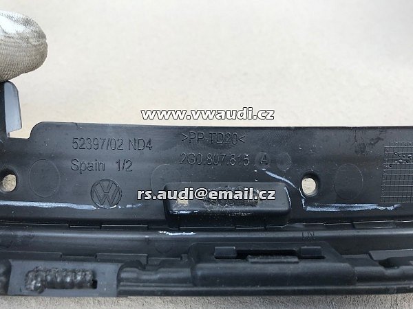 2G0 807 221 VW POLO 6 2G 2017 NÁRAZNÍK PŘEDNÍ + PDC otvory na parkovací čidla  - 14