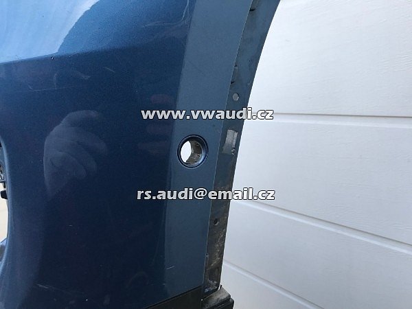 5N0 807 221K VW Tiguan 5N Facelift   přední nárazník z roku park systém otvory pdc + ostřikovače světel   PDC SRA - 27
