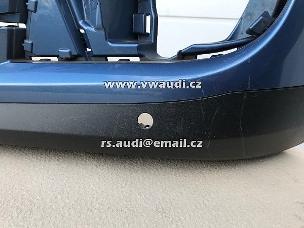 5N0 807 221K VW Tiguan 5N Facelift   přední nárazník z roku park systém otvory pdc + ostřikovače světel   PDC SRA - 25