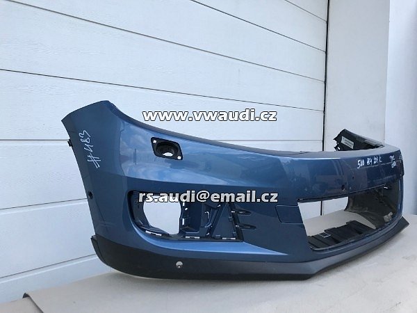 5N0 807 221K VW Tiguan 5N Facelift   přední nárazník z roku park systém otvory pdc + ostřikovače světel   PDC SRA - 24