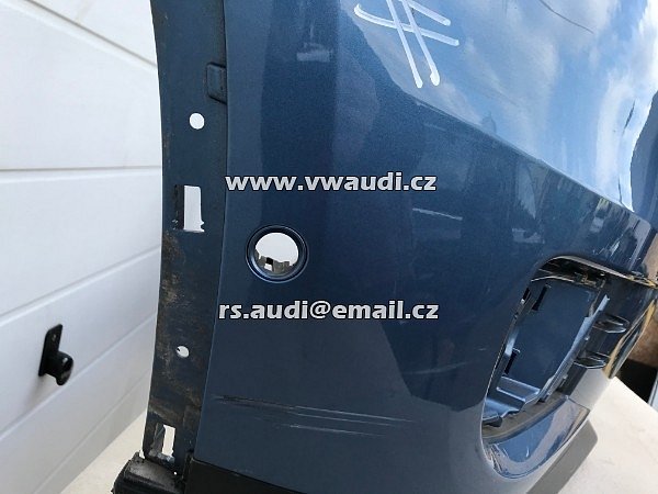 5N0 807 221K VW Tiguan 5N Facelift   přední nárazník z roku park systém otvory pdc + ostřikovače světel   PDC SRA - 23