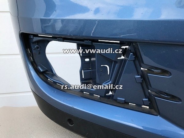 5N0 807 221K VW Tiguan 5N Facelift   přední nárazník z roku park systém otvory pdc + ostřikovače světel   PDC SRA - 20