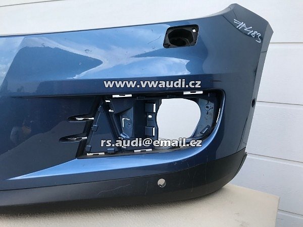5N0 807 221K VW Tiguan 5N Facelift   přední nárazník z roku park systém otvory pdc + ostřikovače světel   PDC SRA - 18
