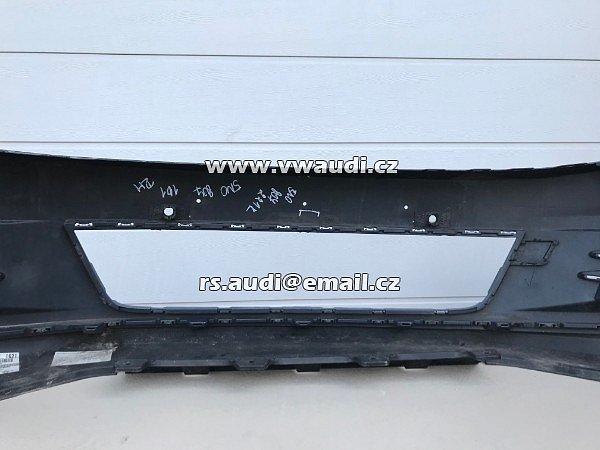 5N0 807 221K VW Tiguan 5N Facelift   přední nárazník z roku park systém otvory pdc + ostřikovače světel   PDC SRA - 13