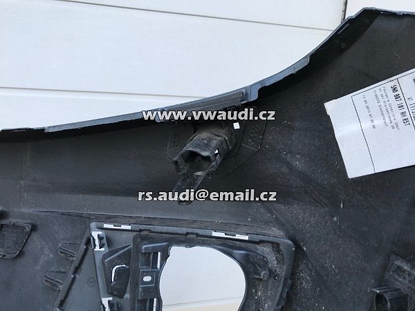 5N0 807 221K VW Tiguan 5N Facelift   přední nárazník z roku park systém otvory pdc + ostřikovače světel   PDC SRA - 12