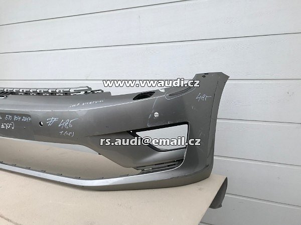 510 807 221F VW Golf Sportvan   přední nárazník park systém otvory pdc + ostřikovače světel   - 12