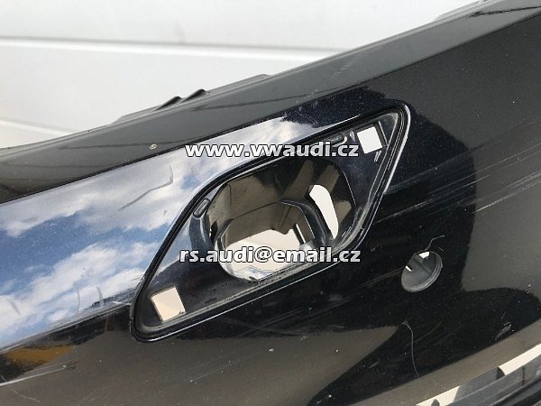 5G0807221 VW Golf VII 7 5G   přední nárazník park systém otvory pdc + ostřikovače světel ČERNÁ barva  - 19