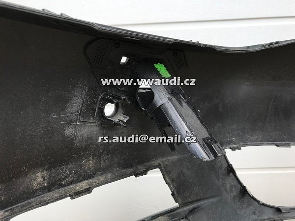 5G0807221 VW Golf VII 7 5G   přední nárazník park systém otvory pdc + ostřikovače světel ČERNÁ barva  - 10