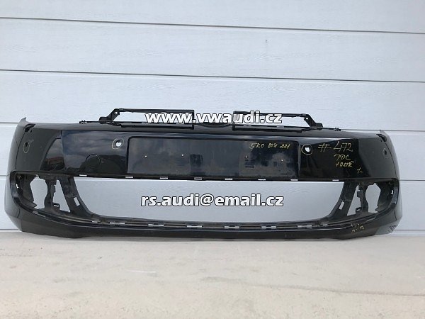  5k0 807 221 VW Golf VI 6 přední nárazník 5KO 807 221 ČERNÁ barva  - 23