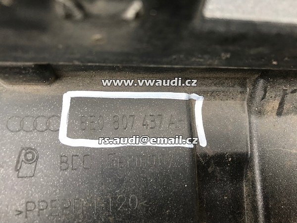 8E0 807 437AH   nárazník  přední   Audi A4 8E B7  2004-2008  - 6