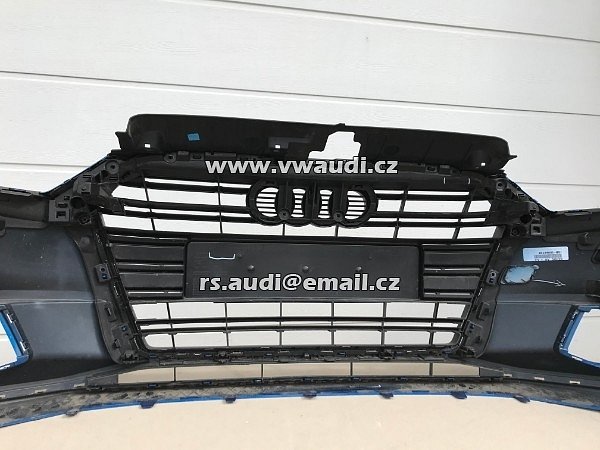 Nárazník přední Audi A3 8V Facelift  -  PDC + otvory záslepky na ostřikovače světlometů  - 20