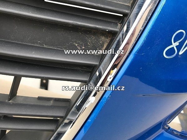 Nárazník přední Audi A3 8V Facelift  -  PDC + otvory záslepky na ostřikovače světlometů  - 5