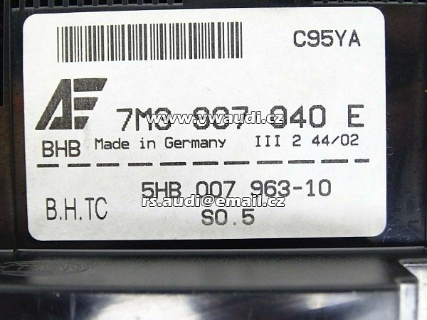 7M3907040E VW Sharan 2001-2010 - 2