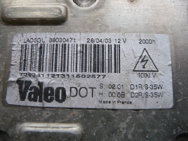 VALEO Xenon 4 PIN  LAD5GL 088794 - 2