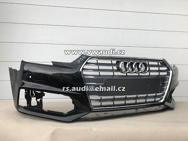 8W0 807 437F L AUDI A4 B9 S4 / S LINE 2016- (LIMUZ &amp; AVANT) PŘEDNÍ NÁRAZNÍK 8W0807437F - 21