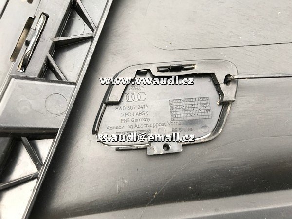 8W0 807 437F L AUDI A4 B9 S4 / S LINE 2016- (LIMUZ &amp; AVANT) PŘEDNÍ NÁRAZNÍK 8W0807437F - 3