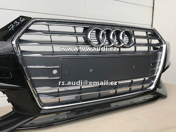 8W0853651AB MASKA přední  AUDI A4 B9 S4 / S LINE 2016- (LIMUZ &amp; AVANT - 5