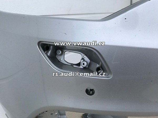 4G0 807 437 Nárazník přední  A6 4G C7  S-Line s otvory na ostřikovače světlometů  + otvory pro parkovací čídla PDC  - 18