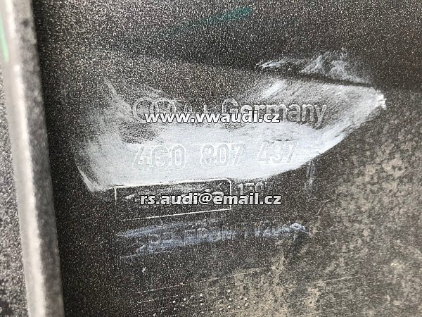 4G0 807 437 Nárazník přední  A6 4G C7  S-Line s otvory na ostřikovače světlometů  + otvory pro parkovací čídla PDC  - 10