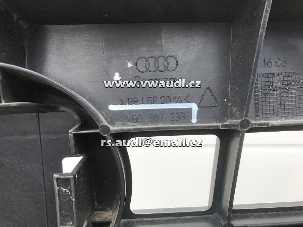 4G0 807 437 Nárazník přední  A6 4G C7  S-Line s otvory na ostřikovače světlometů  + otvory pro parkovací čídla PDC  - 8