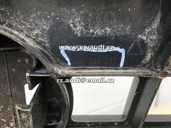 AUDI 4G0 807 437C  Nárazník přední A6 4G C7 S-Line 2012 2014 - s otvory na ostřikovače světlometů  + otvory pro parkovací čídla 4 X   PDC černá barva  - 5